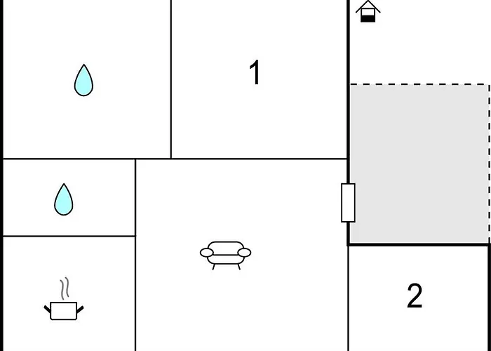 アパート 2 Bedroom Awesome In *